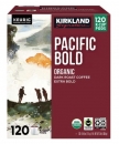 커클랜드 유기농 커피 퍼시픽 볼드 큐리그 캡슐 120개  Kirkland Signature Coffee Organic Pacific Bold Recyclable K-Cup Pod,