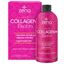 (C) 제나 마시는 액상 콜라겐 플러스 비오틴 베리맛 900ml, Zena Liquid Collagen Plus Biotin 30.4oz.
