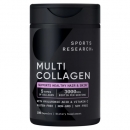 스포츠리서치 멀티 콜라겐+비오틴 3000mcg 180캡슐, Sports Research Multi Collagen + Biotin 3000mcg 180 Capsules